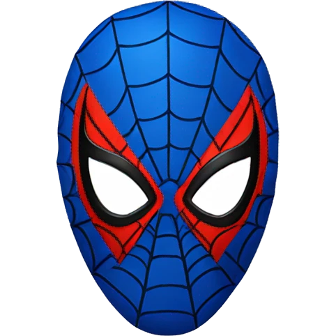 Spiderman mask emoji