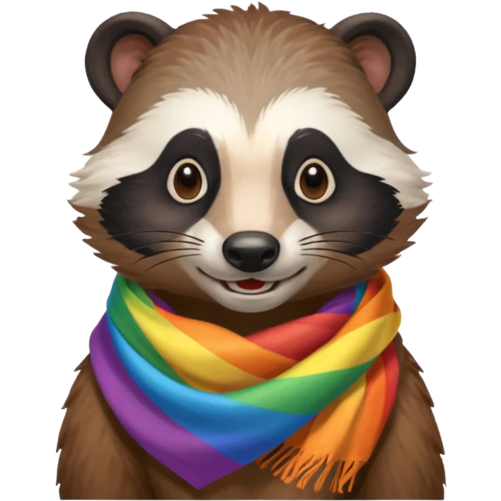 Gay badger emoji