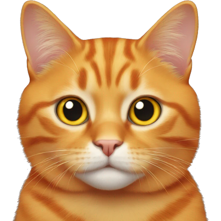 Orange cat emoji
