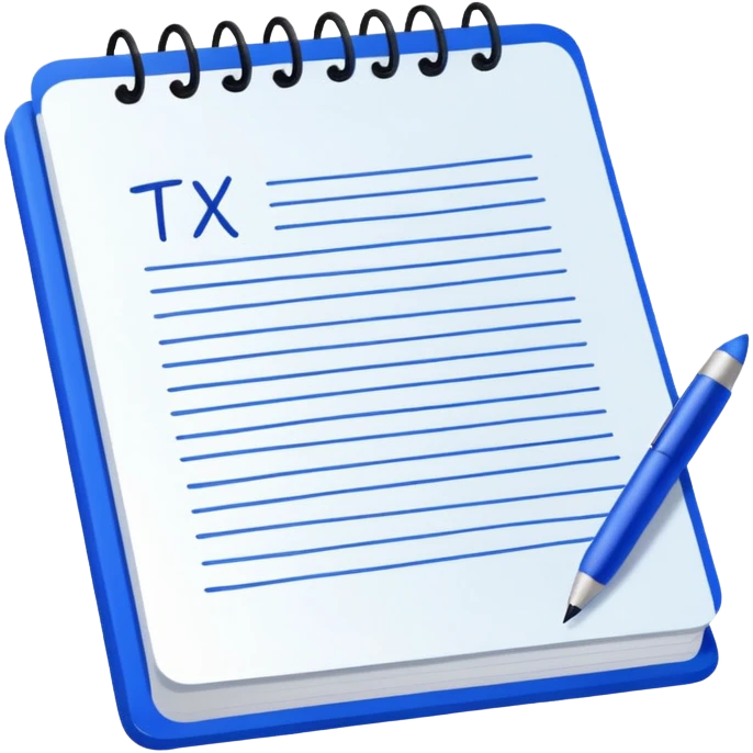 Tax learning note emoji