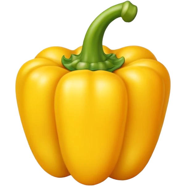 Cartoon Yellow pepper  emoji