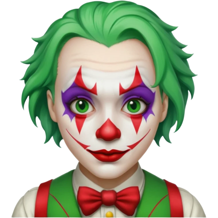 Joker head PNG emoji