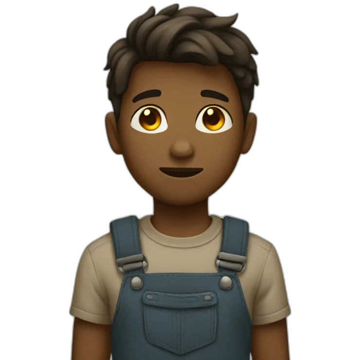 Boy that says no emoji