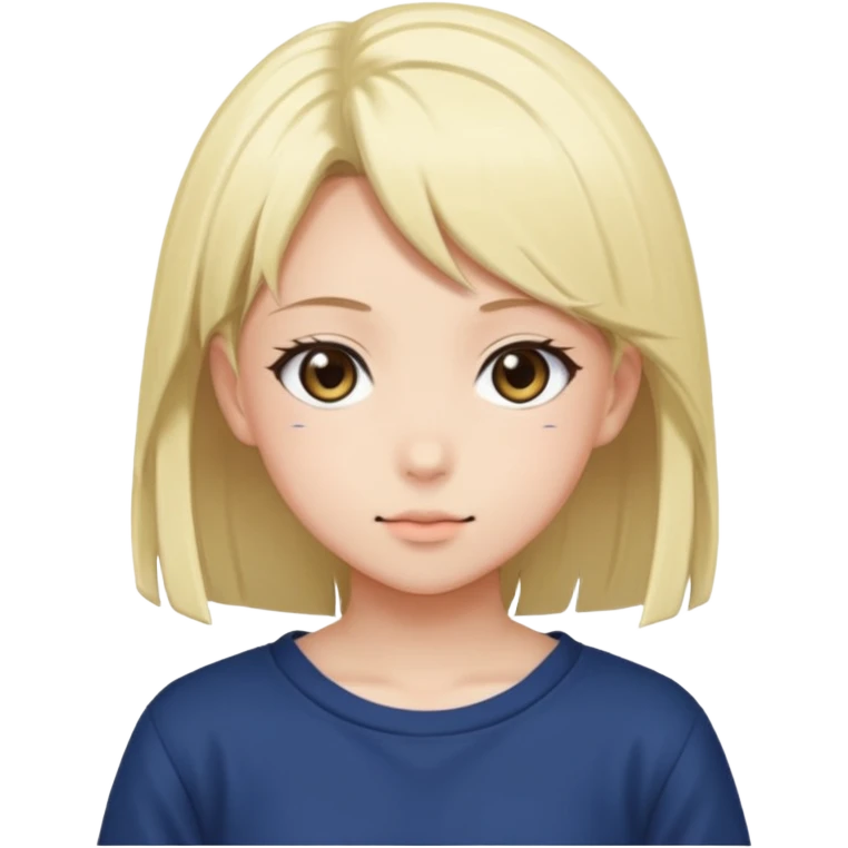 Anime girl pulling off Akanbe (あかんべえ) emoji