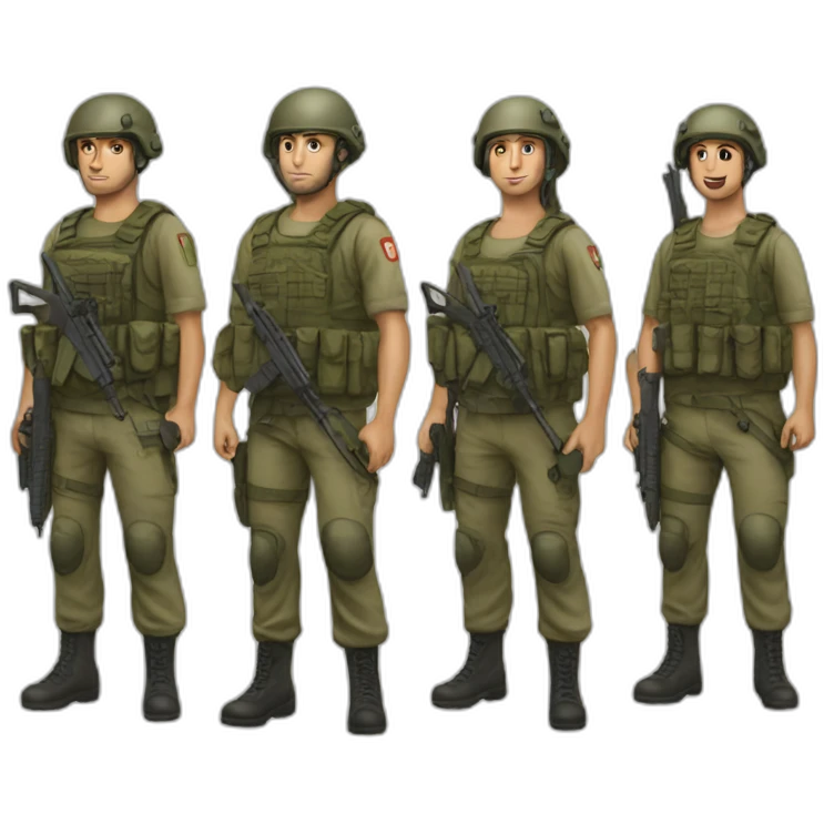 sexy israeli strike force emoji