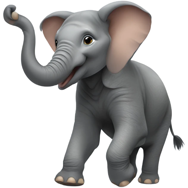 Elephant dancing emoji