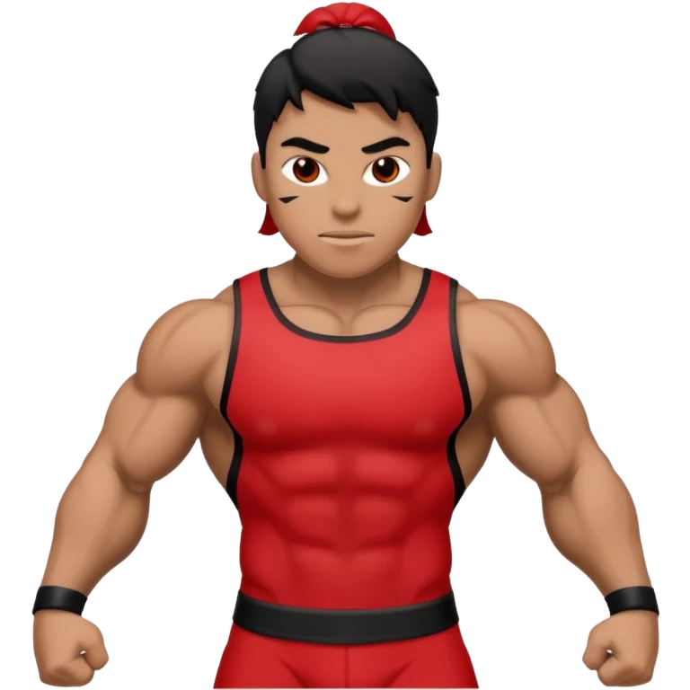 SDSU mascot, red and black colors emoji