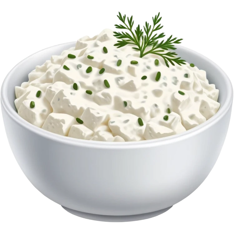 Cottage cheese dill tuna emoji