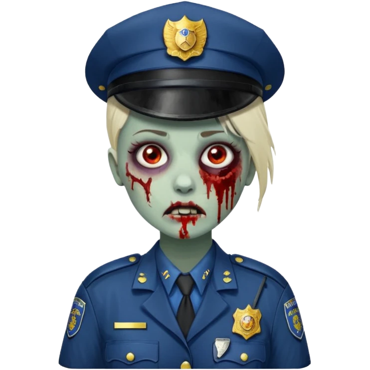 kadınpolice zombi  emoji