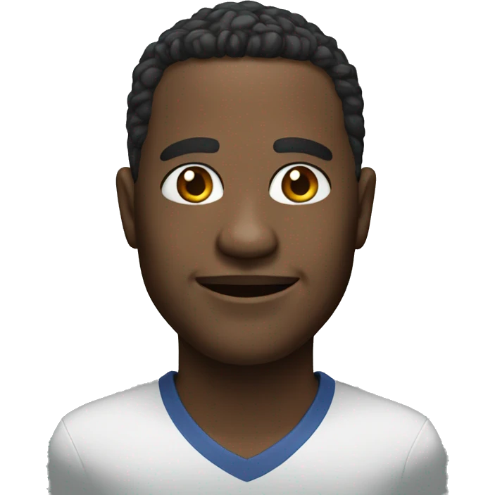 Smiling realistic portrait emoji