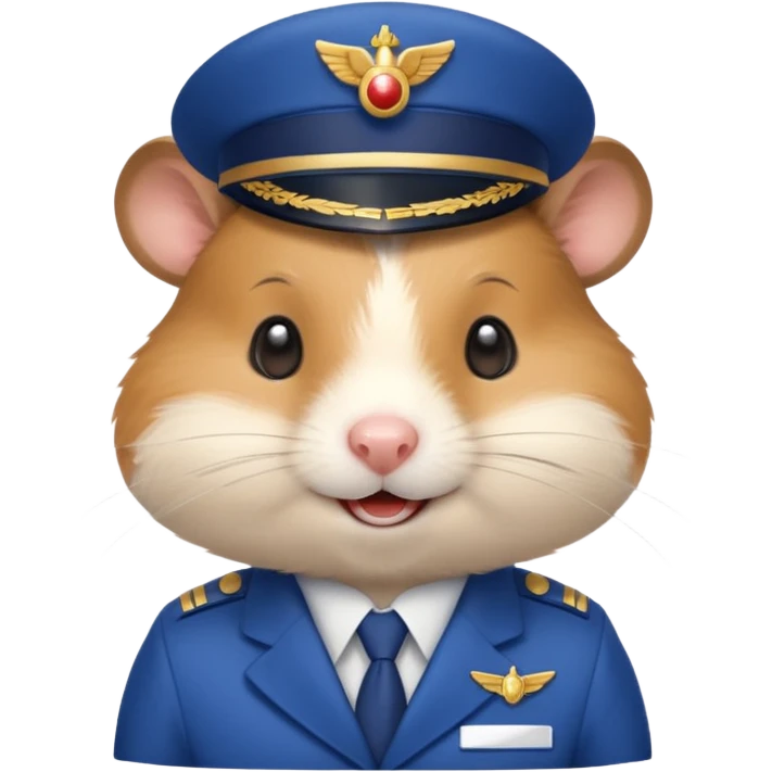 plane hostess hamster emoji
