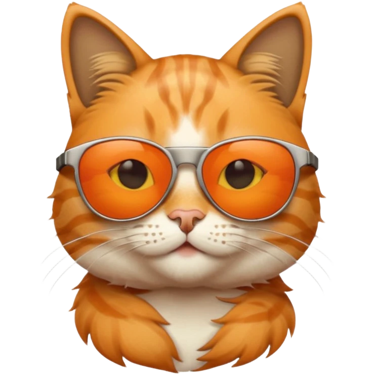 Cat wearing sunglasses emoji