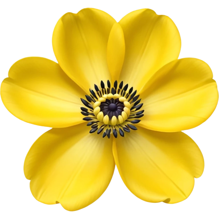 Anemone yellow 5 adet yaprak emoji