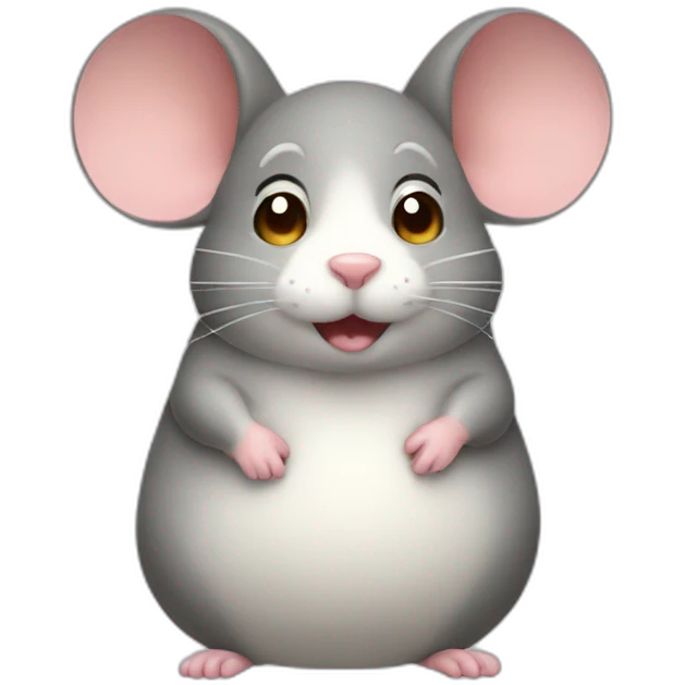 Fatty mouse emoji