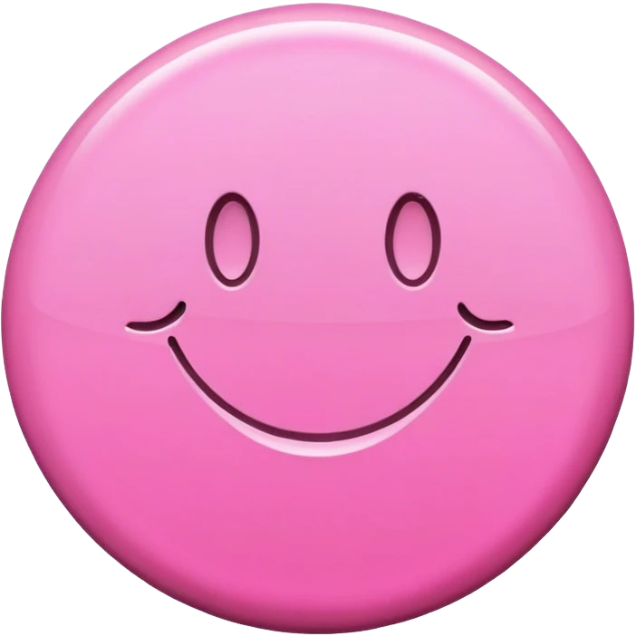 Pink like button emoji