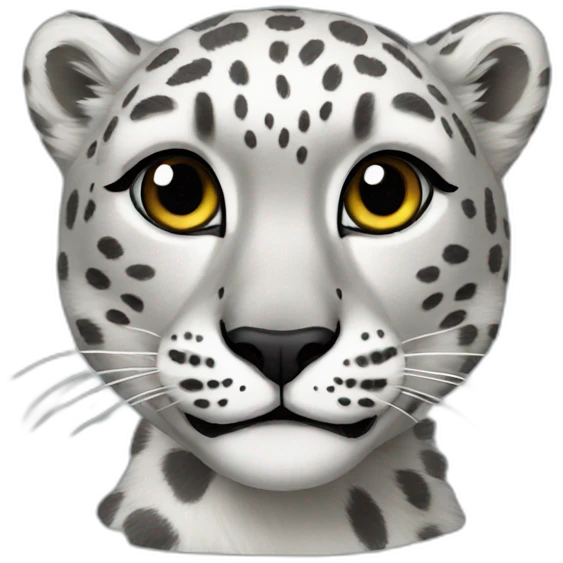 Snow leopard emoji