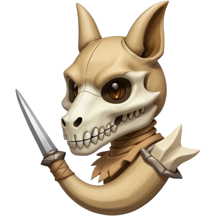 Marowak-Cubone-fusion emoji