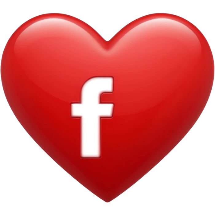 facebook follow heart symbol emoji