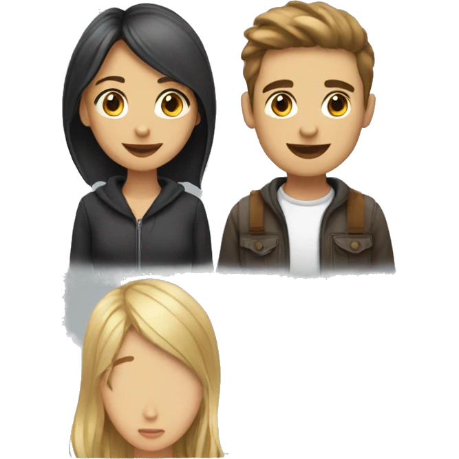Boy-friend and girlfriend   emoji