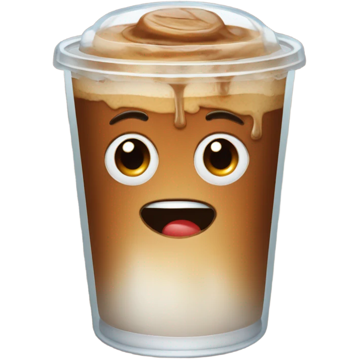 Iced coffee emoji