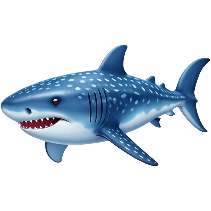 Whale Shark looking like a whale emoji
