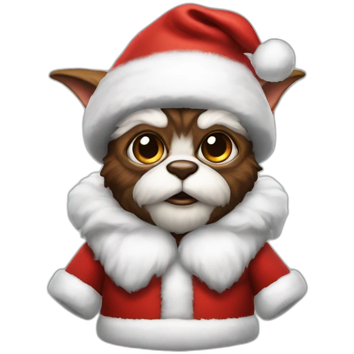 Gizmo gremlins Santa Claus emoji