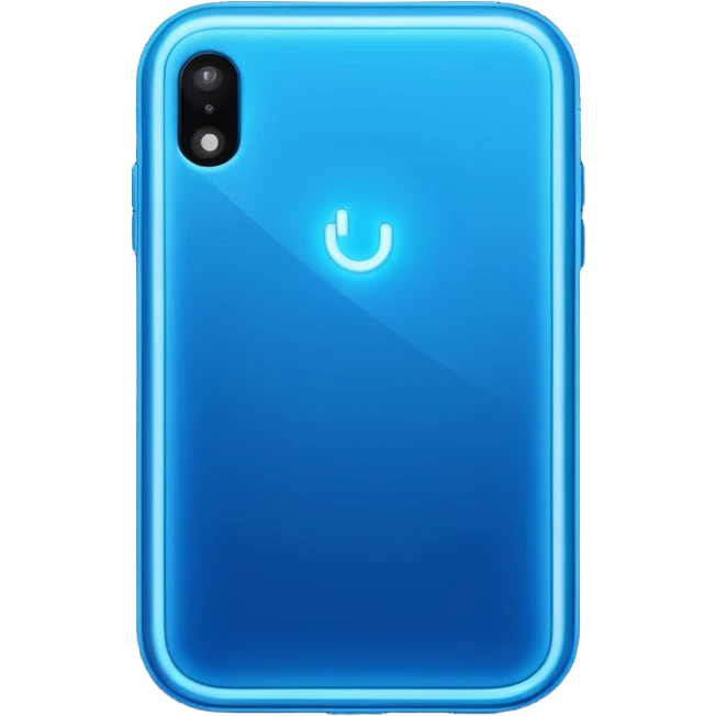 Neon backside emoji