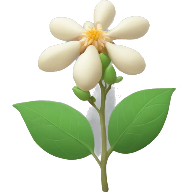 ashwagandha with flower emoji