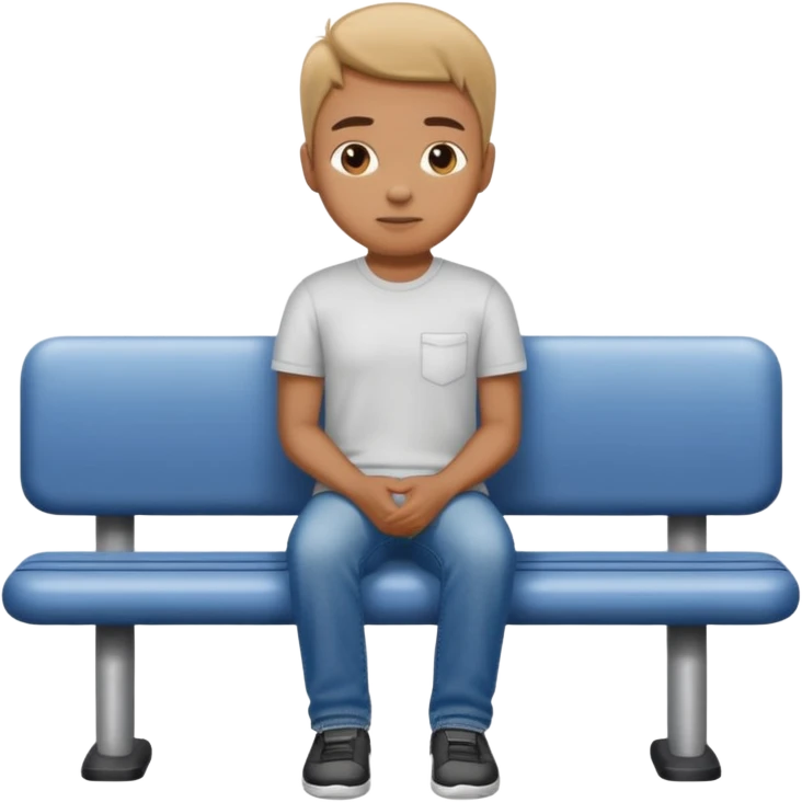 person waiting for the bus emoji