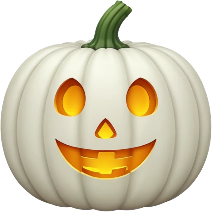 White Pumpkin emoji