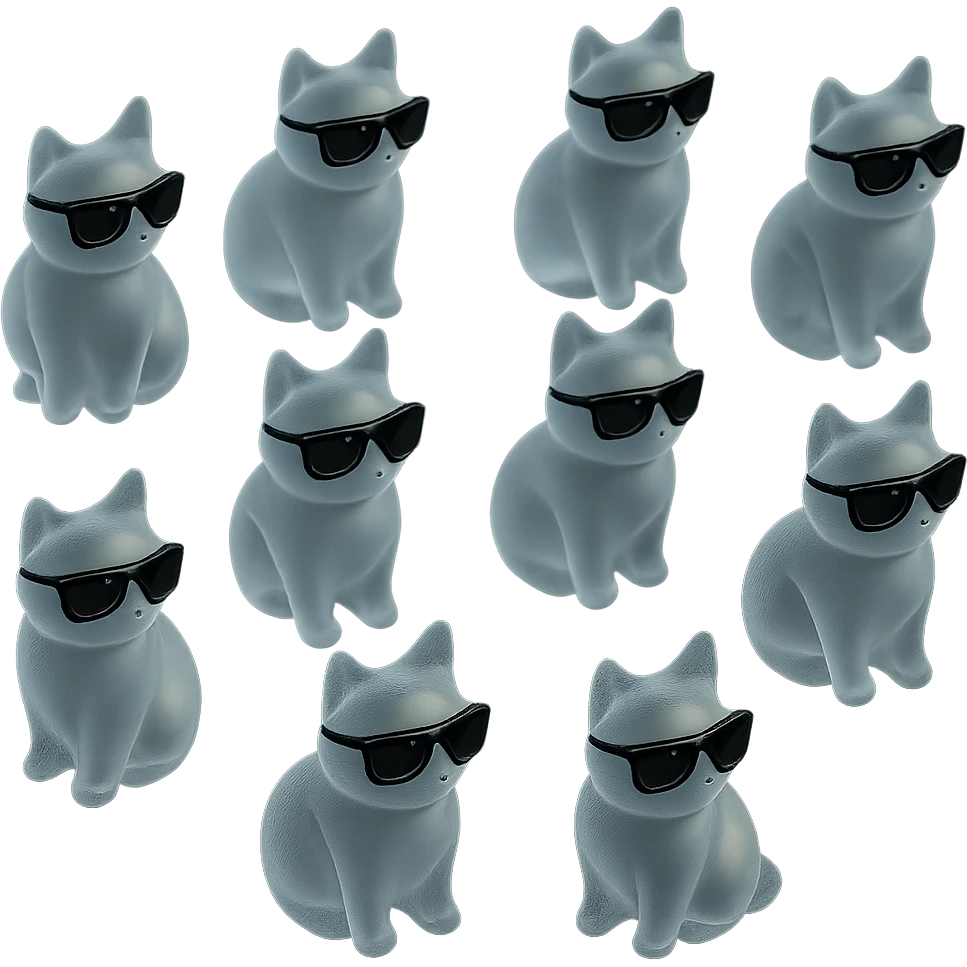 Cat wearing sunglasses emoji
