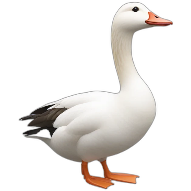 goose getting high emoji
