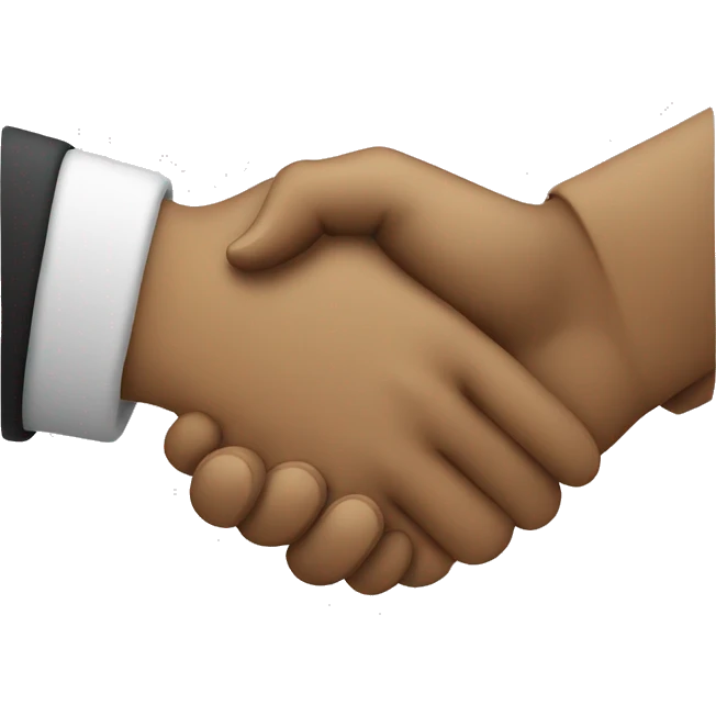 two handshakes emoji