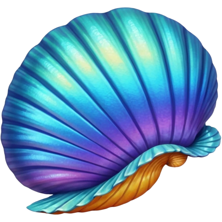 colorful shell emoji