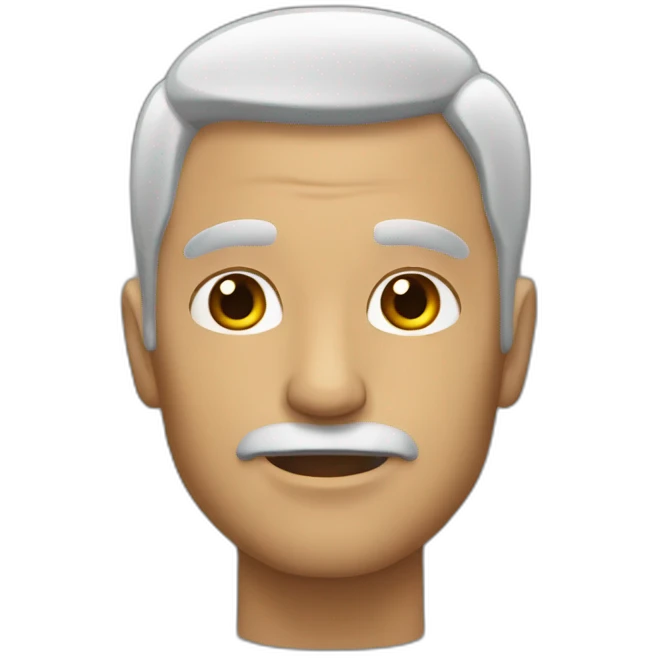 Hombre sin pelo emoji