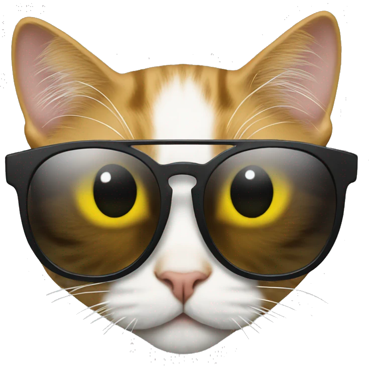 cat dj sunglasses emoji