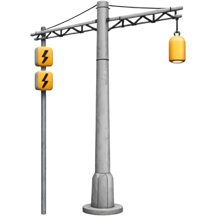 electric pole cement emoji