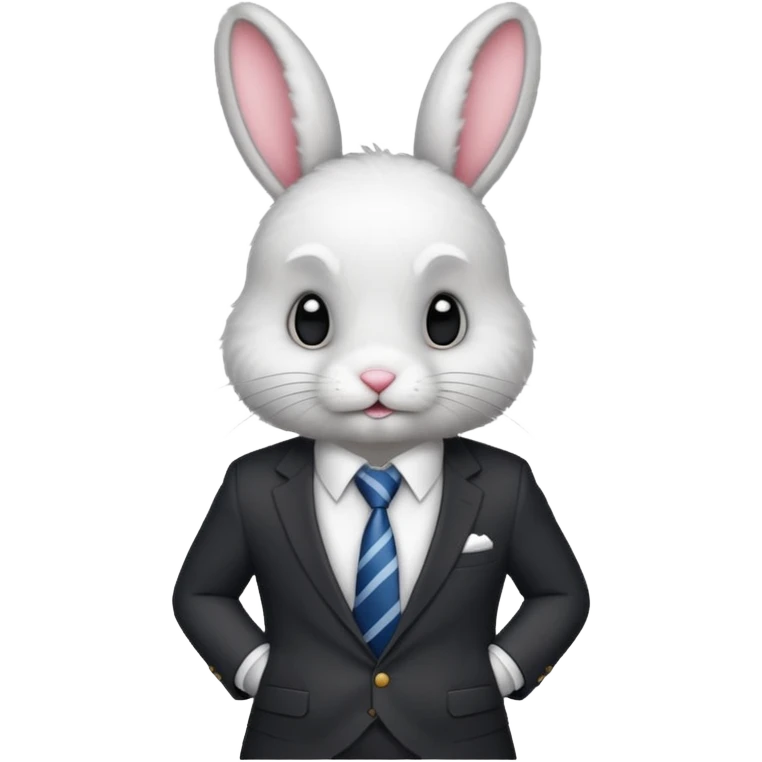 bunny in suit emoji