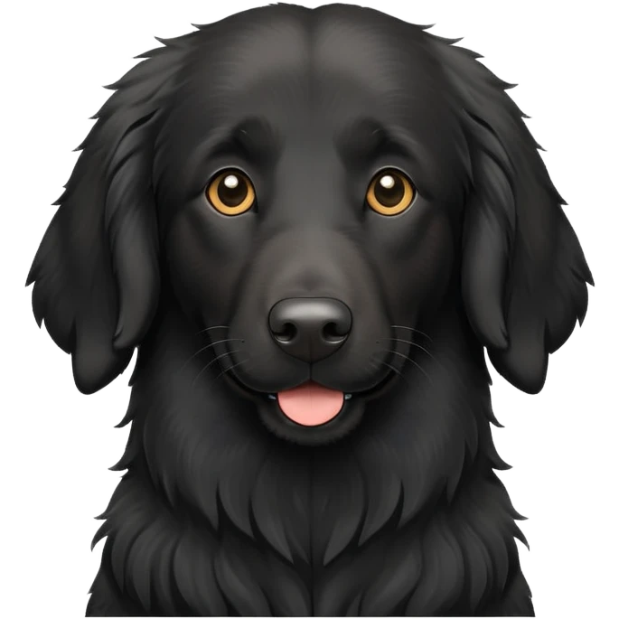 flat-coated retriever emoji