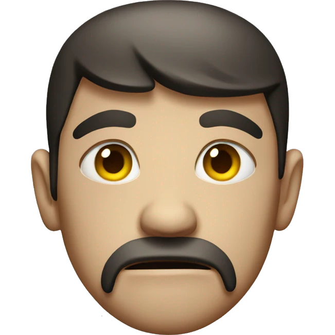 mean mugging face  emoji