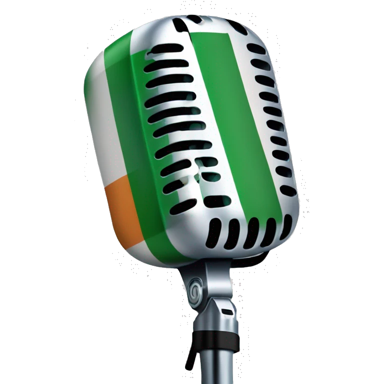 one direction microphones example niall's is with the flag of ireland emoji
