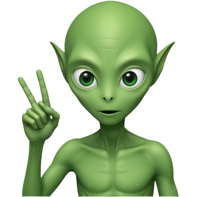 палец вправо инопланетный emoji