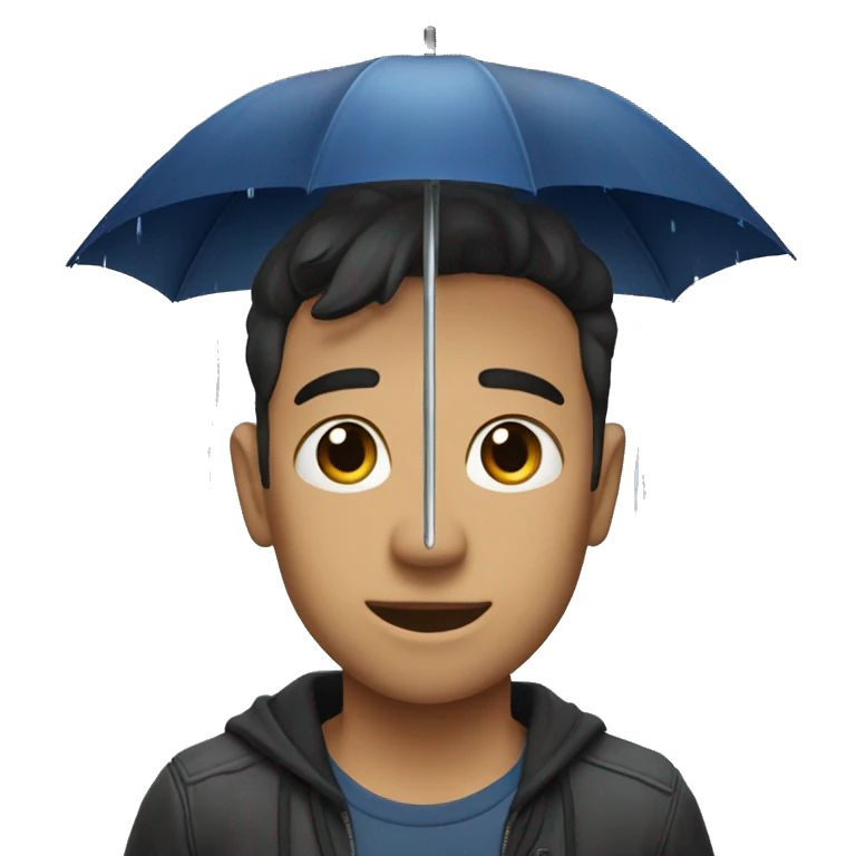 Midnight rain  emoji