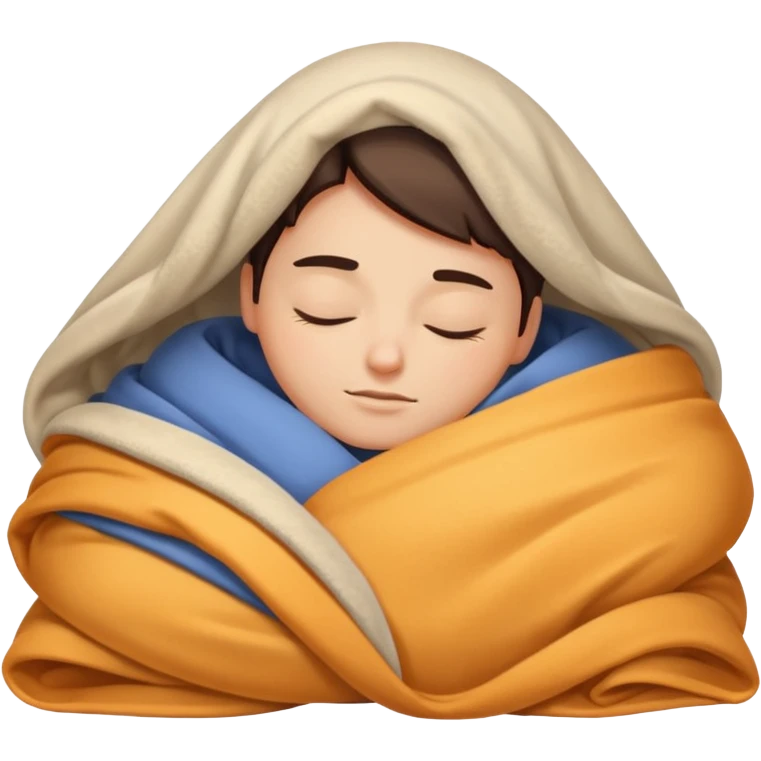person sleeping with a blanket emoji