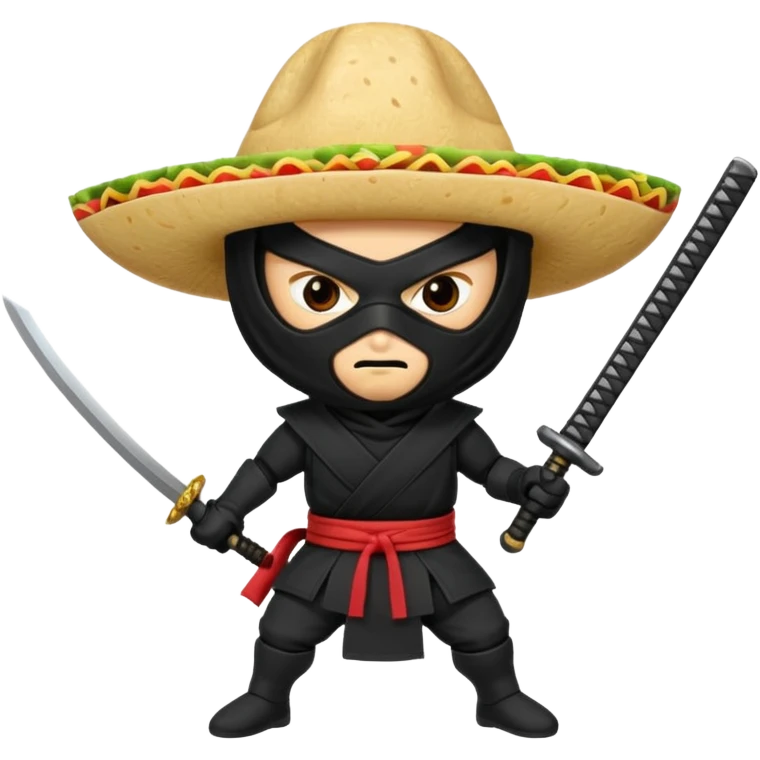 Ninja taco emoji