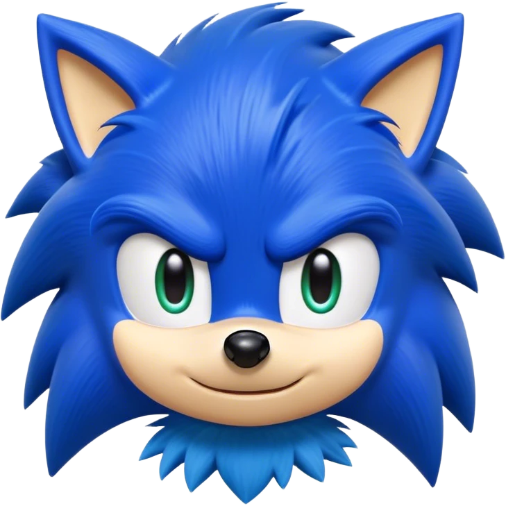 Sonic head emoji