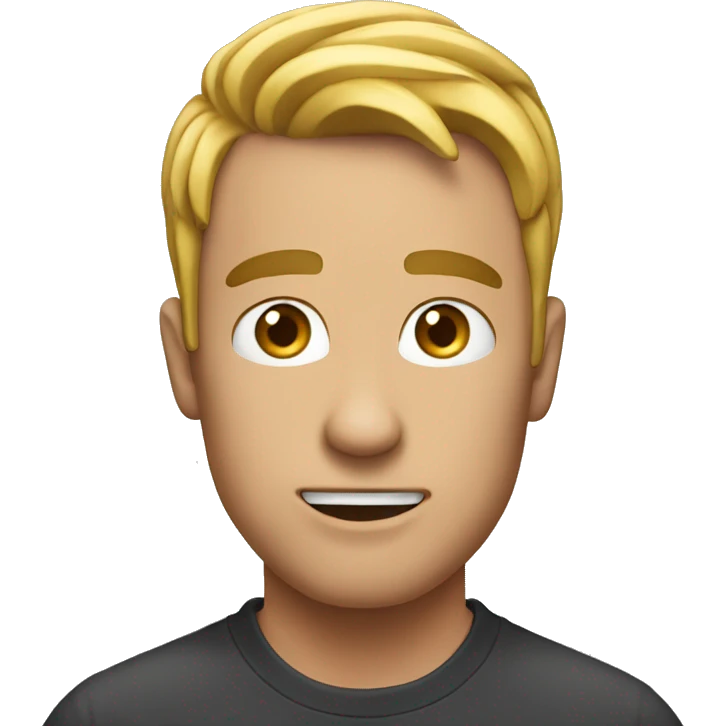 A guy when it’s saying “ wtf” emoji