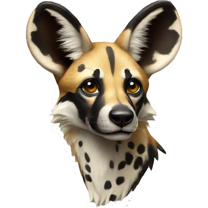 african wild dog emoji