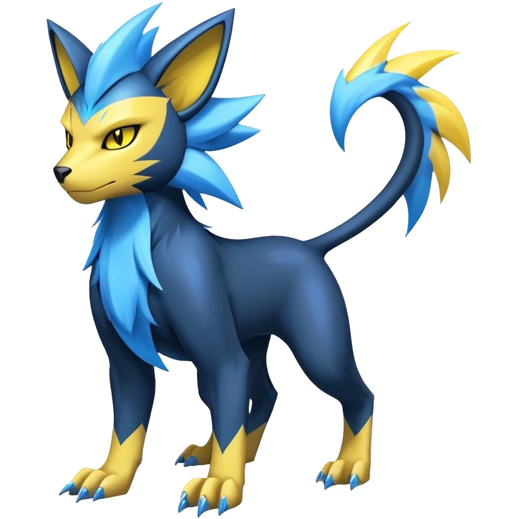 Manectric-Luxray-Fakémon-hybrid-creature (full body)  emoji