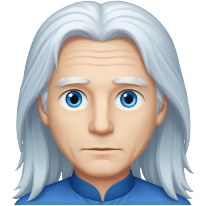 LONG WHITE HAIR MAN emoji